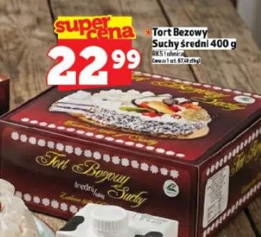 Tort bezowy suchy średni