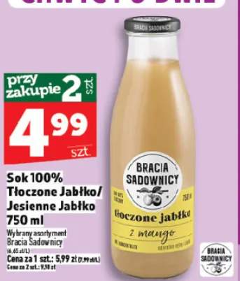 Sok 100% jesienne jabłko