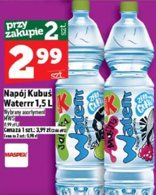 Napój Kubuś Waterrr