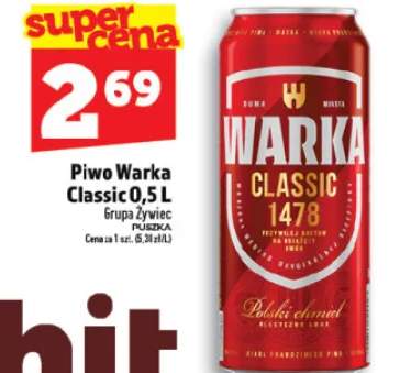 Piwo Warka Classic