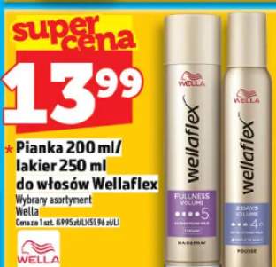 Pianka / lakier do włosów Wellaflex