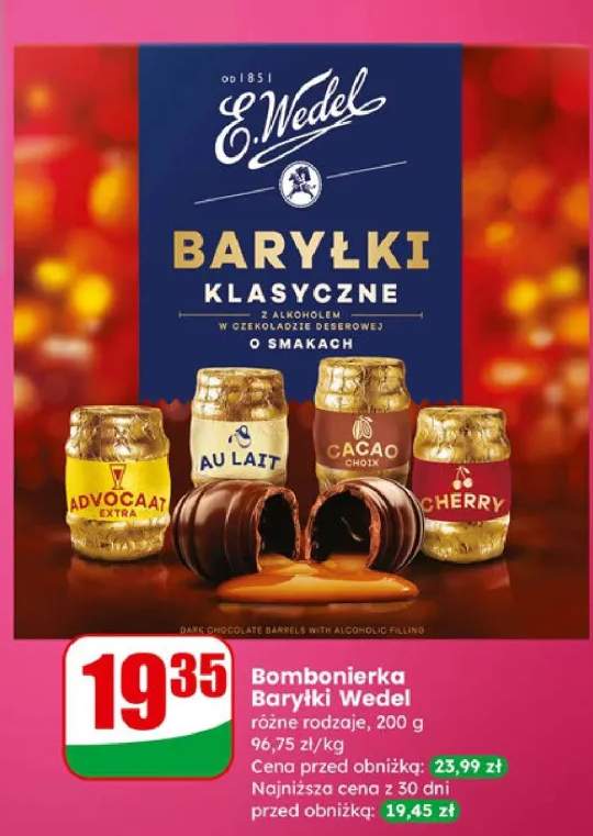 baryłki czekoladowe