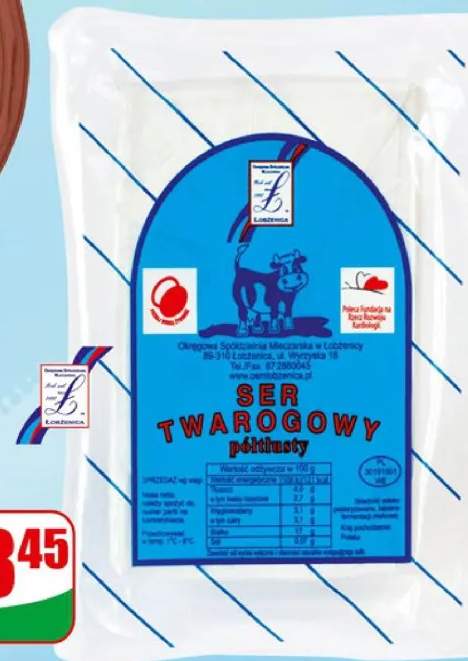 twaróg półtłusty