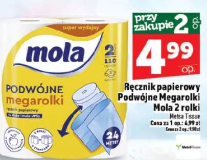 Ręcznik papierowy Podwójne Megarolki 2 rolki