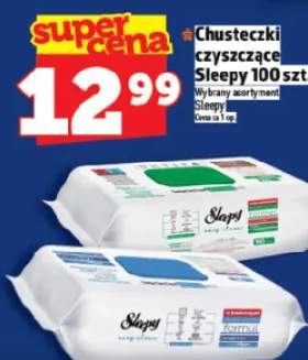 Chusteczki czyszczące Sleepy 100 szt.