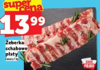 Żeberka schabowe - płaty