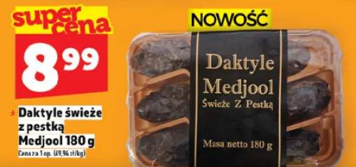 Daktyle świeże z pestką Medjool