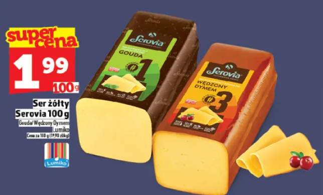 Ser żółty Gouda/Wędzony Dymen