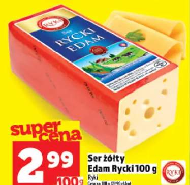 Ser żółty Edam Ryki