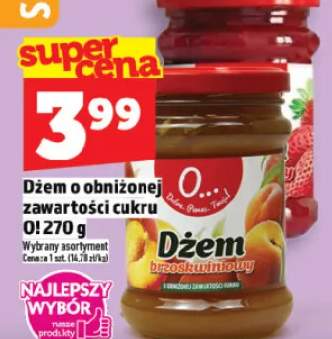 Dżem o obniżonej zawartości cukru