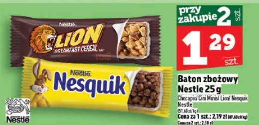 Baton zbożowy nestle 25g