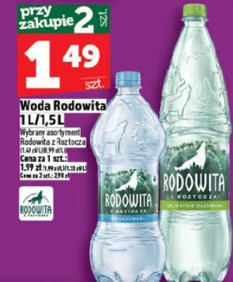 Woda Rodowita niegazowana