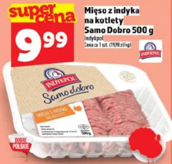 Mięso z indyka na kotlety Samo Dobro 500g