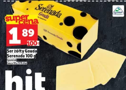 Ser żółty Gouda Serenada 100g