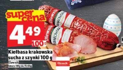 Kiełbasa krakowska sucha z szynki