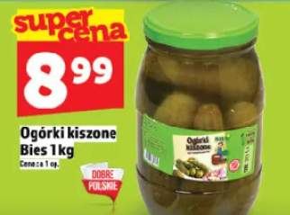 Ogórki kiszone Bies 1 kg
