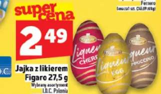 Jajka z likierem Figaro