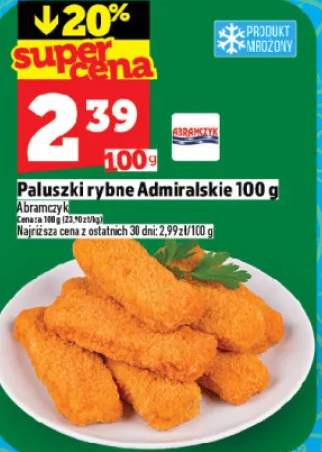 Paluszki rybne Admiralskie