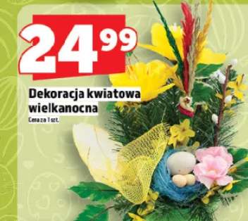 Dekoracja kwiatowa wielkanocna