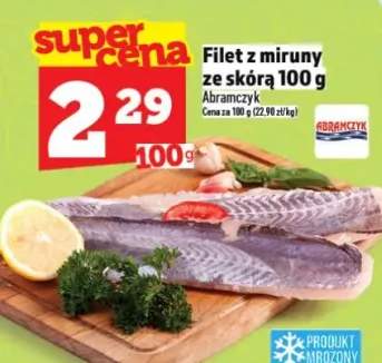 Filet z miruny ze skórą