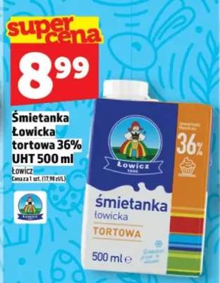 Śmietanka Łowicka tortowa 36% UHT