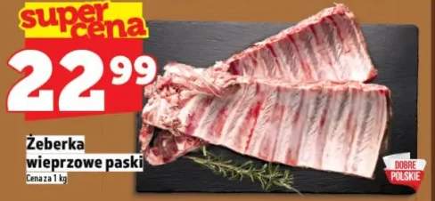 Żeberka wieprzowe paski