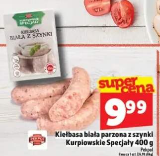 Kiełbasa biała parzona z szynki Kurpiowskie Specjały 400 g