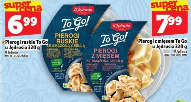 Pierogi z mięsem To Go! u Jędrusia