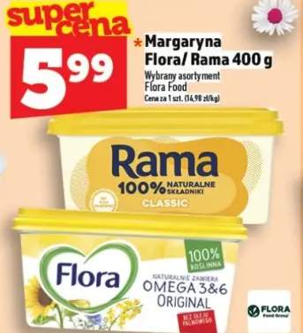 Margaryna Flora/Rama 400g