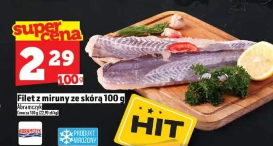 Filet z miruny ze skórą