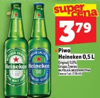 Piwo Heineken 0,5l