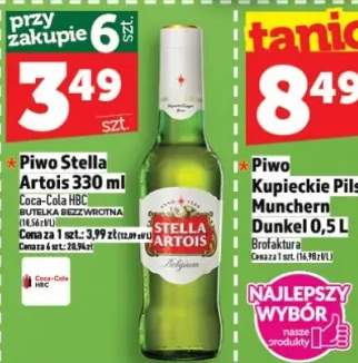 Piwo Kupieckie Pils/Munchern Dunkel 0,5l