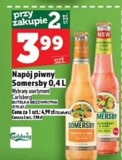 Napój piwny Somersby 0,4l
