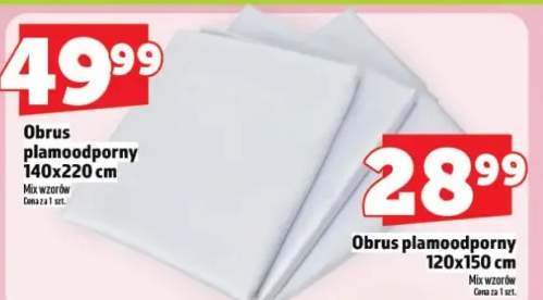 Obrus plamoodporny 120x150 cm