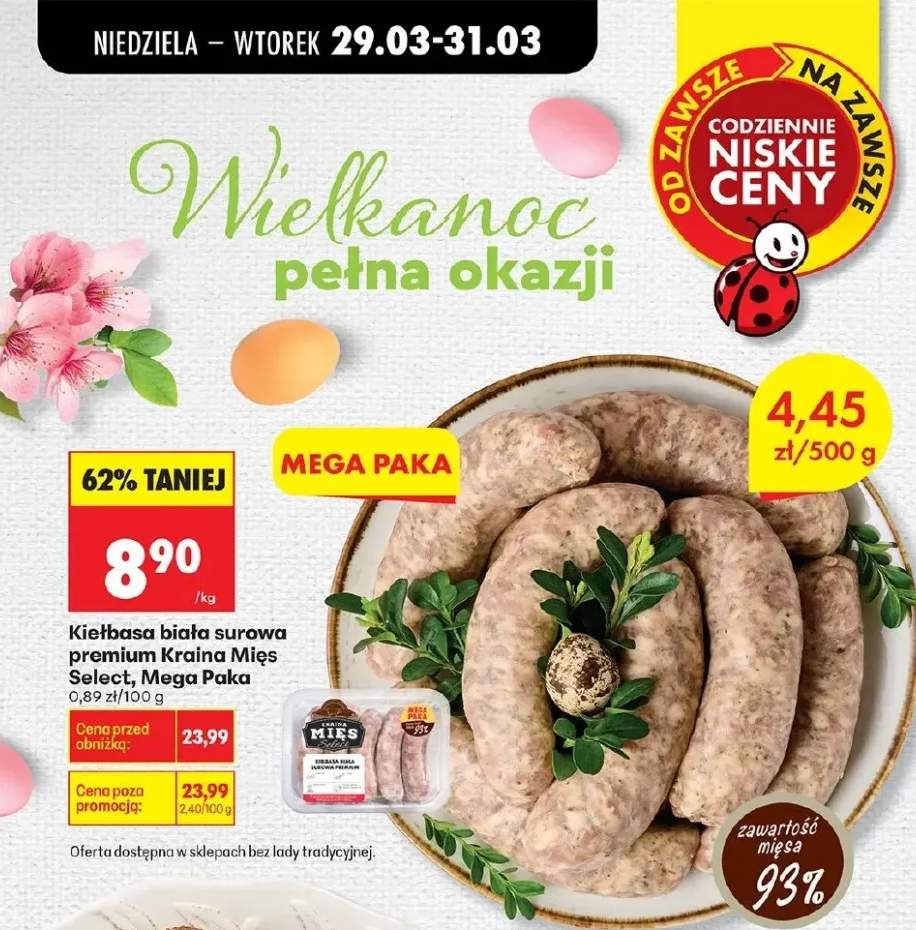 kiełbasa biała surowa