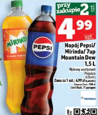Napój Pepsi/Mirinda/7up Mountain Dew