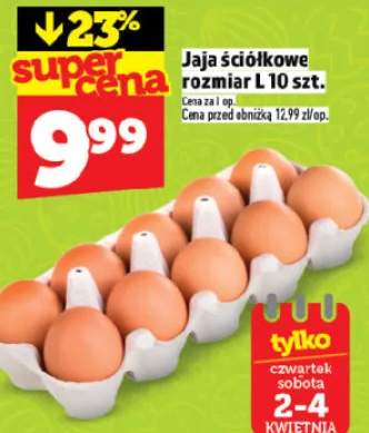 Jaja ściółkowe rozmiar L