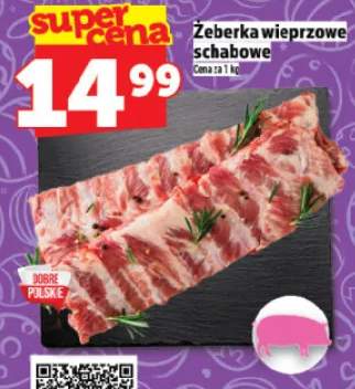 Żeberka wieprzowe schabowe