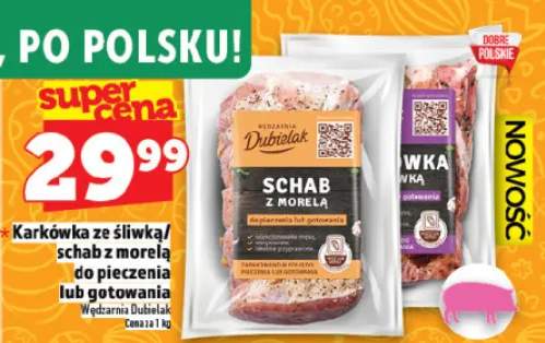 Karkówka ze śliwką / schab z morelą do pieczenia lub gotowania