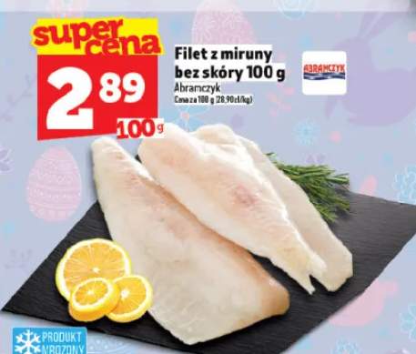 Filet z miruny bez skóry