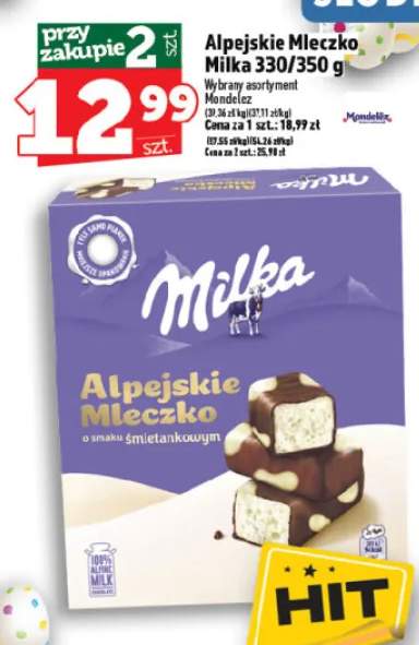 Czekolada alpejskie mleczko