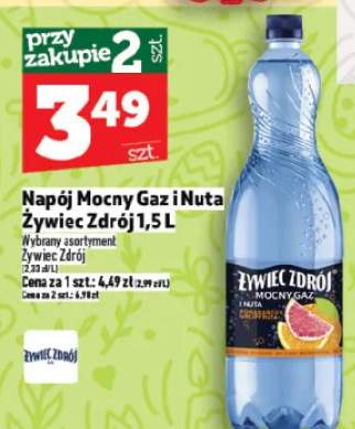 Napój mocny gaz i nuta