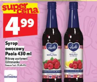 Syrop owocowy Paola 430ml