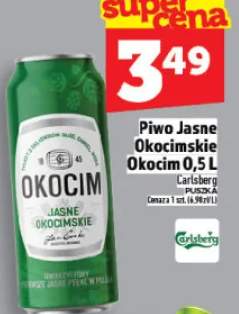 Piwo Jasne Okocimskie Okocim 0,5l