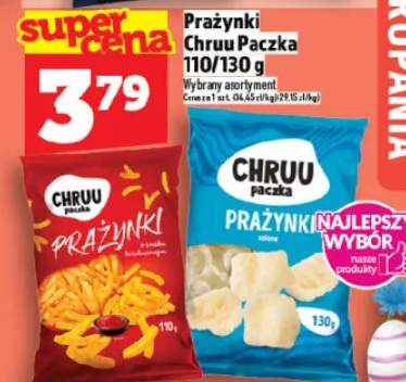 Prażynki Chruu Paczka 110/130g