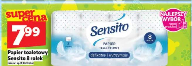 Papier toaletowy 8 rolek