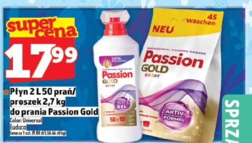 Płyn 2l 50 prań / proszek 2,7kg do prania