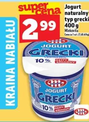 Jogurt naturalny typ grecki