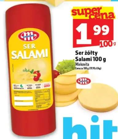 Ser żółty Salami