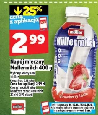 Napój mleczny Mullermilch